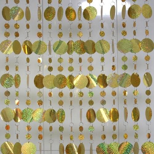 DIY plastic sequin curtains wedding stage background wall decoration festive party flash decorations