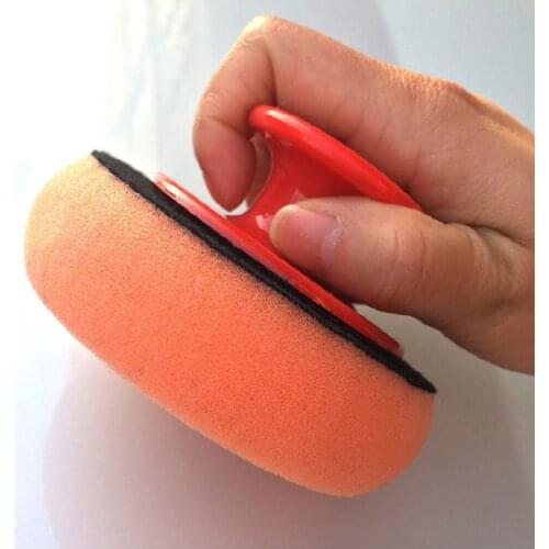 Polishing Sponge Tool 6-piece Set Of Car Polish Sponge Durable Dual-use Automobile Wash Polishing Pad Manual Home Cleaning Tool
