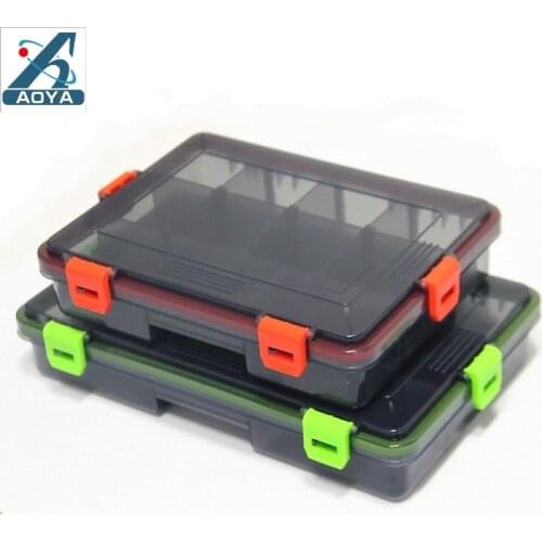 AOYA Fishing Tackle Box Large Capacity Waterproof Plastic Multifunctional Hook and Fake Bait Accessory Fishing Lure Tool Storage