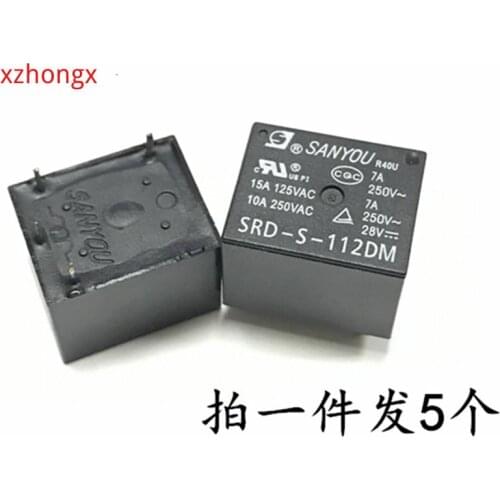 Relay SRD-S-112DM 1 4 pies 15A/125VAC