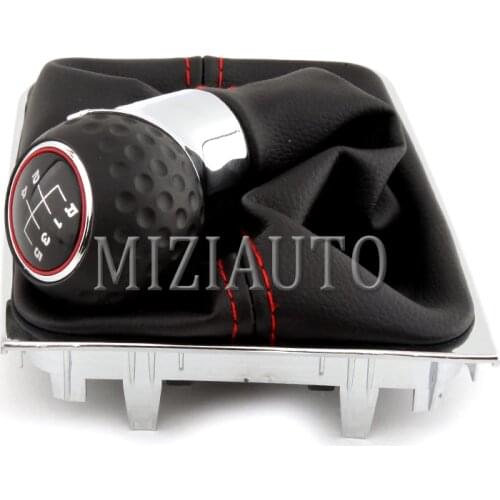 5 / 6 Speed Gear Shift Knob For Volkswagen Golf 4 Golf 5 Golf 7 GTI MK4 R32 For Jetta 1999-2004 With Gaiter Car Accessories