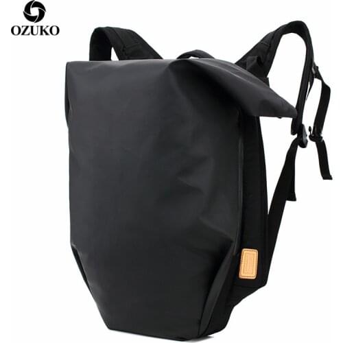 OZUKO Mens 15.6 inch Laptop Backpack Bag Fashion Male Water Resistant Backpacks Schoolbag for Teenagers Rucksack Travel Mochila