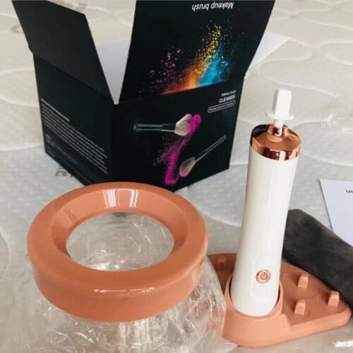 Makeup Brush Cleaner Fast Silicone New Automatic Convenient Electric Makeup Brushes Washing Cleanser Cleaning Machine Tool