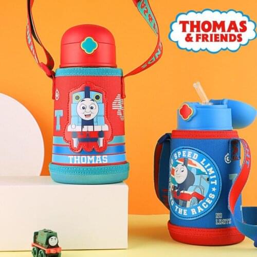 Thomas and Friends 550ML Cartoon Water Cup Children Cup With Straw and Cup Sets Lovely Portable Children Bottles Birthday Gift