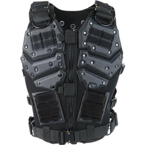 SzBlaze Adjustable EVA Tactical Vest Multi-function Airsoft Protectors Vest Paintball body armor CS Military Combat Training