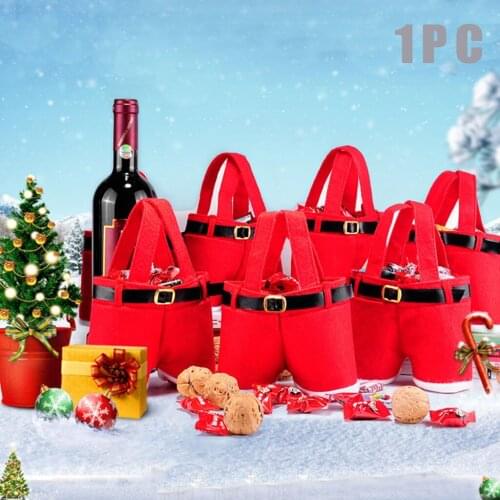 1PC Christmas Gift Bag Christmas Christmas Bag Wedding Candy Bag Christmas Decorations New Year Gifts Xmas Party Decoration
