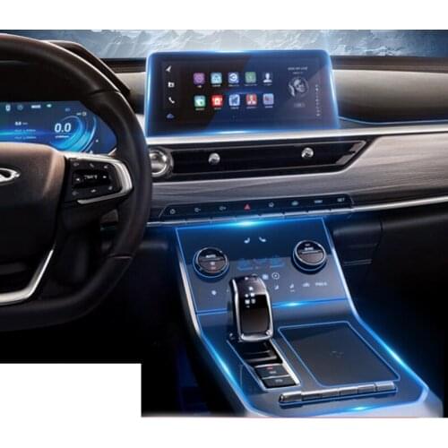 2017 TPU Car gear dashboard gps navigation screen Film Protective Sticker for chery tiggo 8 2018 2019 2020 anti-scratch