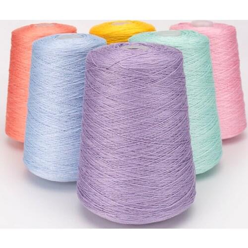 500g Spring and summer thread 6# lace yarn pure cotton crochet handmade knitting Line regiment crochet knitting fine thread