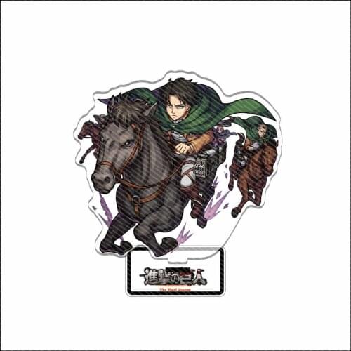 Attack on Titan Eren Jaeger Ackerman Levi Arlert Armin Acrylic Stand Figure Collection Anime Model Toy Gifts Desk Decor Cosplay