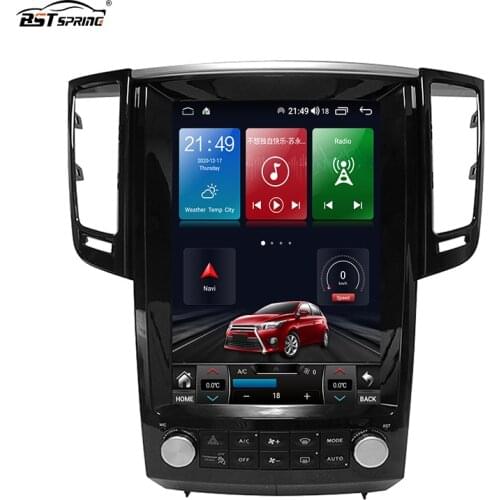 Android Tesla Car Radio Navigation Stereo For Infiniti FX35 QX70 2012-2019 With wifi bt carplay player