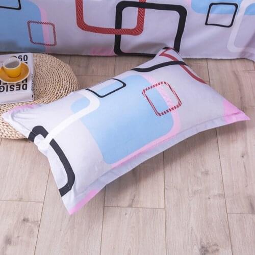 1 Piece 100% Polyester Pillowcase Knitted Pillow Case Cover For Children Adults Bedroom Use 48cm*74cm XF50