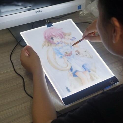 LED Drawing Tablet Digital Graphics Pad USB LED Light Box Copy Board Electronic Art Graphic Painting Writing Table