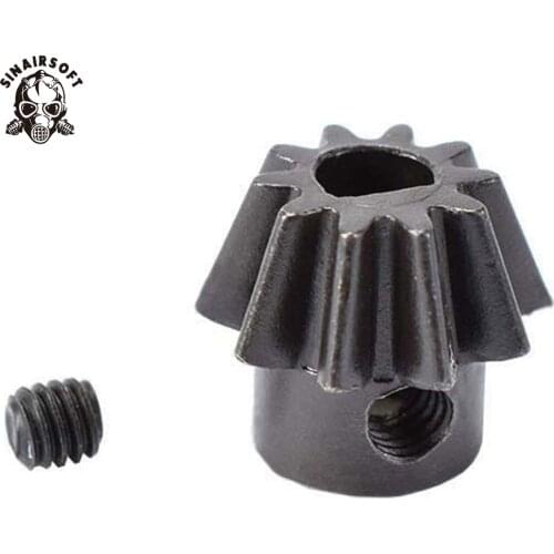 SINAIRSOFT Motor Pinion O Type And D Type Gear For Shooting Target Hunting Paintball Airsoft AEG Motor M4 M16 AK MP5 G3 G36