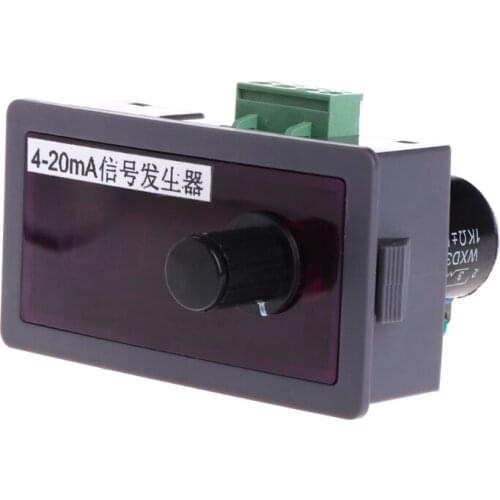 DC 12V/24V 4-20mA Signal Generator Current Signal Source w/ Polarity Protection