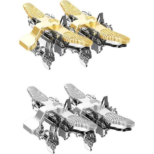 ABS Alloy for PUBG Gamepad Game Controller Mobile Phone Control Joystick Trigger Aim Shooting L1R1 Key Button for Iphone Android