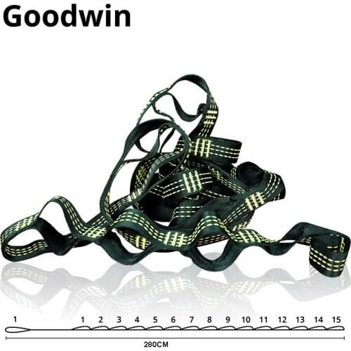 Goodwin Hammock Straps& Belts - 10 Feet Long, Extra Strong & Lightweight, 2200 LBS Breaking Strength, No Stretch Polyester