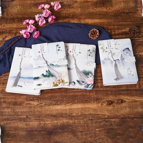 Chinese Antiquity Style Notebook Set Agenda Hand Ledger Student Journal Books Retro Notepads Study Office Notes Diary Planner