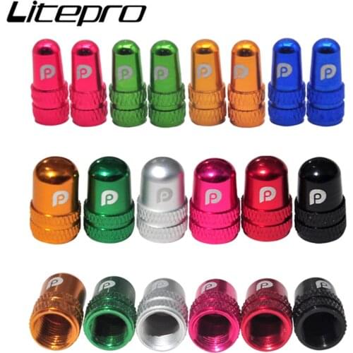 Litepro Schrader Valve Cap MTB Mountain Bike Presta Valves Cover Aluminum Alloy For Road Bicycle Parts