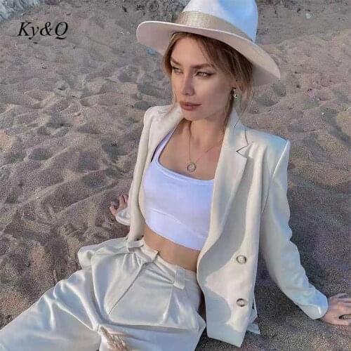 Женские элегантные брючные костюмы Ky&Q China At AliExpress
