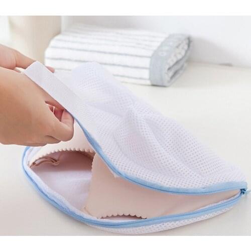 Multi Purpose Home Use Cleaning Underwear Bra Mesh Bags Machine-wash Special Laundry Brassiere Bag 1Pcs Polyester