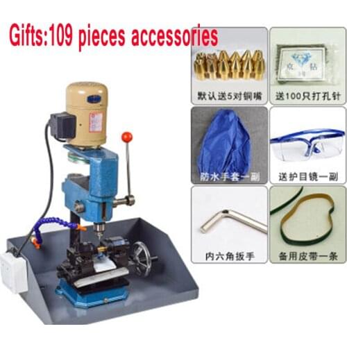 Jade drilling machine Round bead drilling machine Emerald agate amber Drilling machine Cask beads 120 W Mute Big motor
