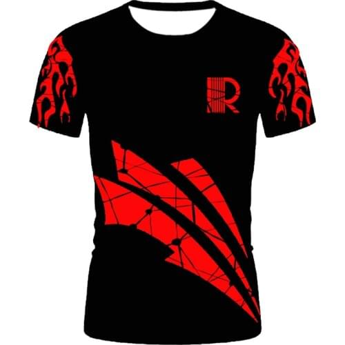 New Fashion Black Printed T-Shirt, 3D Printed Mens Short Sleeve T-Shirt, Interesting Design T-Shirt, Fashion Street Casual Summ