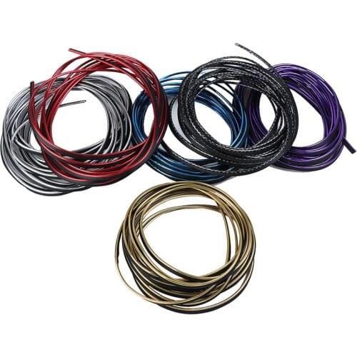 New 5M Universal Auto Chrome Car Seal Accessories Styling Interior Exterior Decoration Door Strip Moulding Trim Dashboard Edge