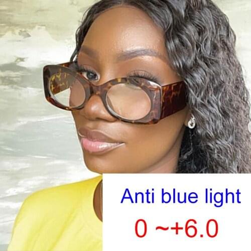 Vintage Presbyopia Reading Transparent Glasses Women Round Prescription Lenses Luxury Brand Eyeglass Frame Blocking Blue Light