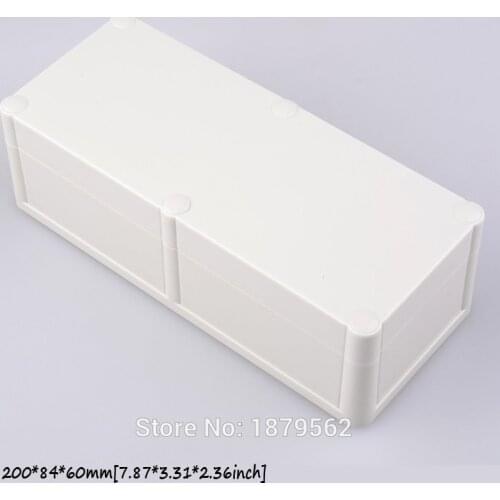 [2 styles] 200*84*60mm plastic box for electronic project abs housing DIY instrument case electrical junction outlet switch case
