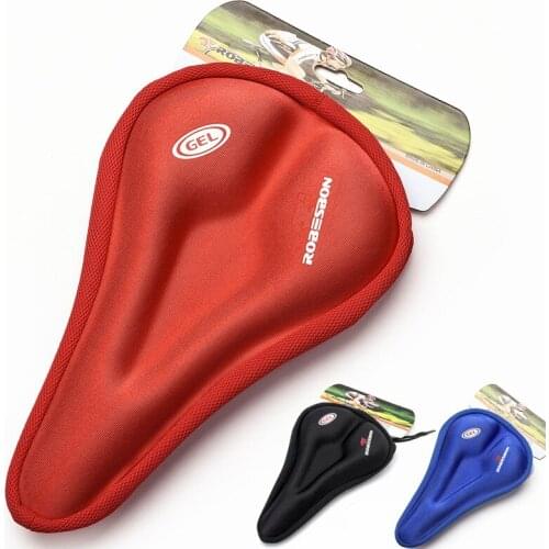 ROBESBON 2018 Cycling Comfortable Silicone Saddle Pad Bicycle Soft Seat Case Road Thickened Silica Gel Cushion Seat Cover