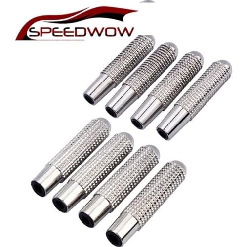 SPEEDWOW 4 Pcs Chrome Door Bolt Lock Pin Decoration Cover Trim For Merceders Benz 2016 2017 E W213 GLC C W205 2015 Copper