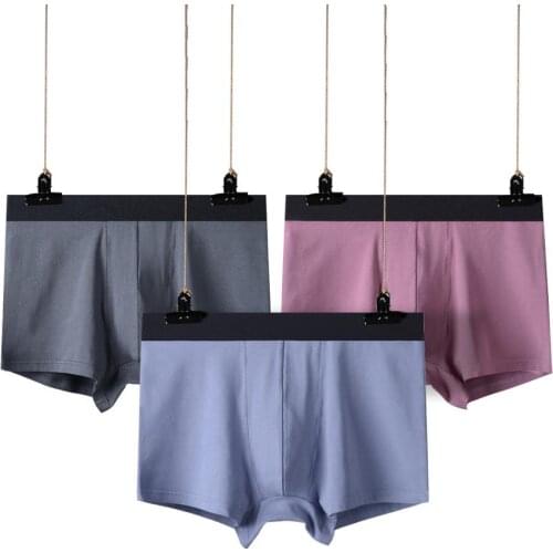 Mens Underwear Good Cotton Good Quality Comfortable Flat Footed Underpants Suitable Weight 55kg To 120kg Wear Good Briefs