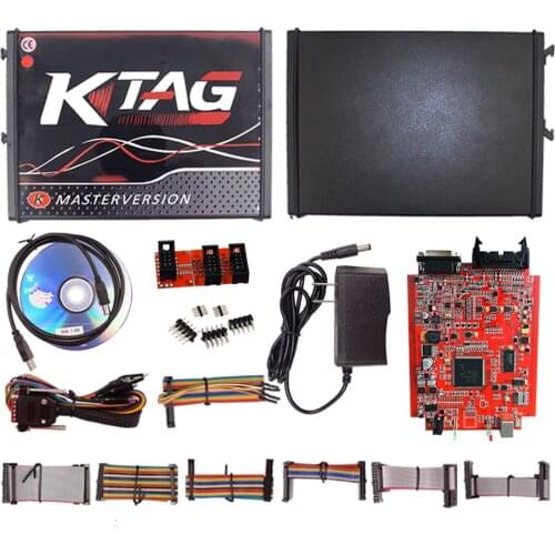 Unlimited 2.80 EU Red KTAG V7.020 4 LED 2.25 SW Online KESS V5.017 K-TAG 7.020 Master KESS 5.017 OBD2 Tuning ECU Programmer