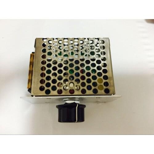 High Quality Voltage regulator Voltage Speed Controller SCR Dimmer + Shell AC 220V 4000W