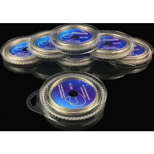 10M 7 Strands Braid 10LB-120LB Stainless Steel Wire Super Strong Fishing Line Fly Line Carp Tackle Fishing Line Fluorocarbon