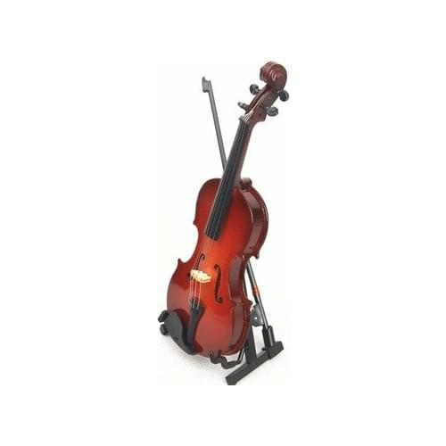 2017Mini violin model Decoration Viola model Pendulum birthday gift props violin box bow accessories