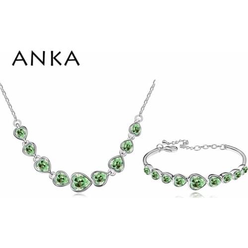 2020 Time-limited Real Classic Women Earrings Jewelry Sets Accessories Plated Crystals from Austria Nadja Set #97181