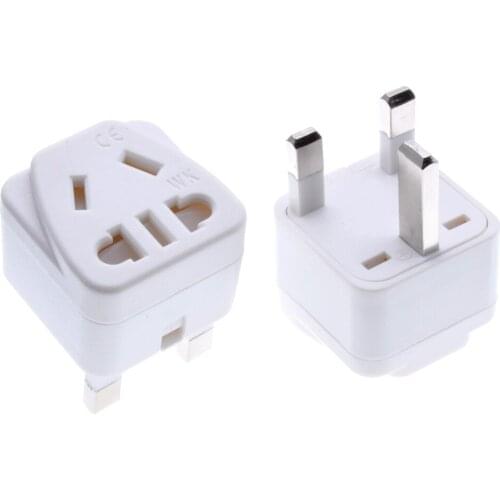 250V 13A Copper Russia China Germany US EU AU to UK Singapore Malaysia Grounded Type G Wall Plug Travel Adapter Outlet