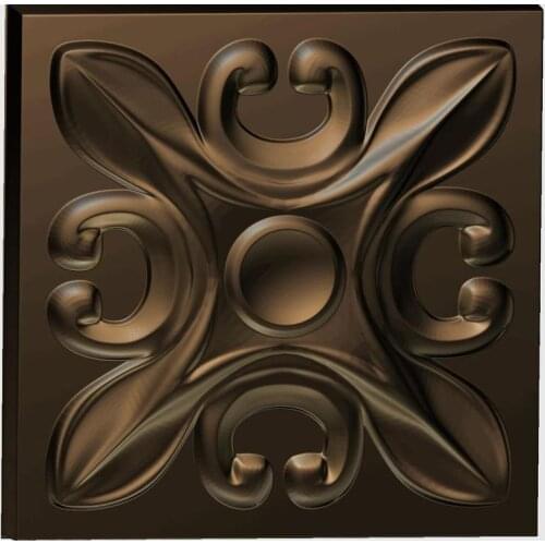 3d model relief for cnc in STL file format rosette_36