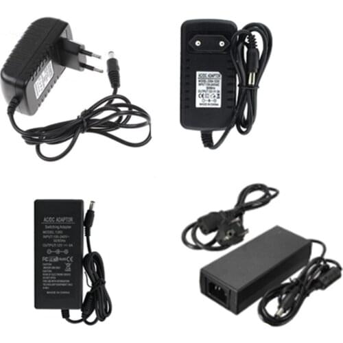 12V LED Adapter AC 220V to DC 12V Power Supply 1A 2A 3A 5A 6A 8A 10A LED Transformer EU US Plug LED Driver For LED Strip Light