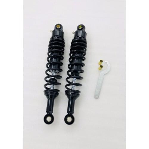 Universal new 1 Pair 320mm Black Motorcycle Dirt Bike Rear Suspension Air Shock Absorber for kawasaki w650 yamaha ty250 DT125