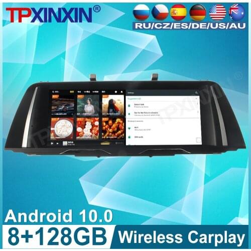 128G For BMW 5 Series F10 F11 2009-2016 Android Car Radio Tape Recorder Multimedia Player GPS Navigation 10.25'' Touch HD Screen