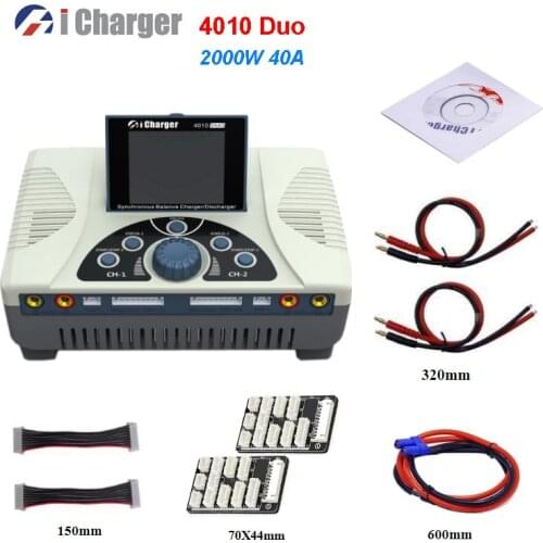 ICharger 4010 Duo 2000W 40A DC Dual Battery Balance Charger
