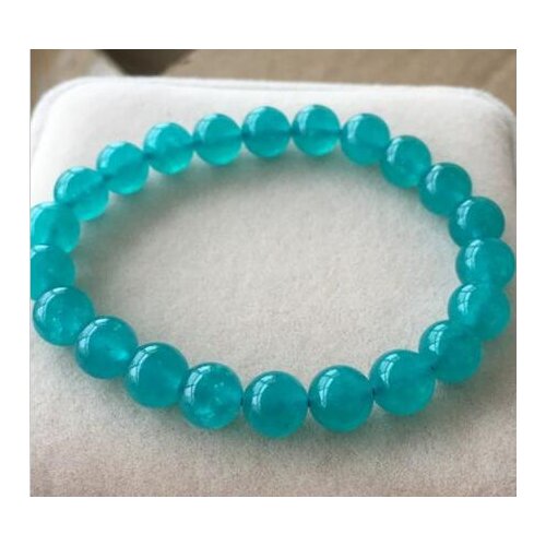 Free shipping 7.5-8mm Natural Mozambique Amazonite Gems Beads Bracelet AAA