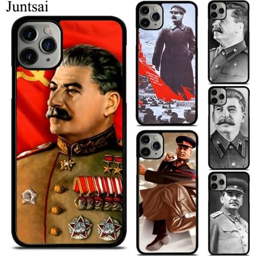 Russian Stalin Ussr Case For iphone XR X XS 12 Mini 11 Pro Max SE 2020 6s 8 7 Plus 5S Cover