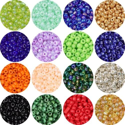 Czech Beads Craft Small Pony Glass Seed Beads Jewelry Beads for DIY Bracelet Necklace Earring Jewelry Making Kits