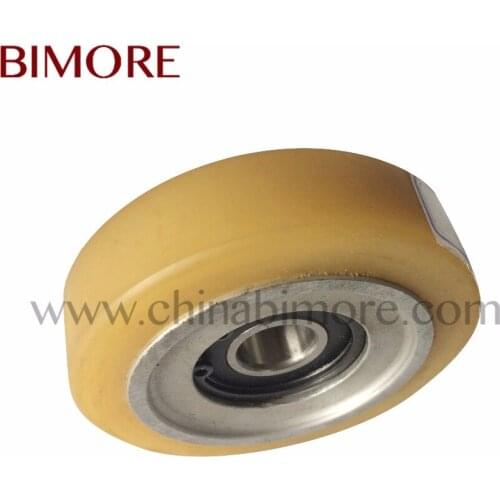 Elevator escalator parts Escalator Step Rollers OD80mm Thickness 22mm Bearing 6202RS