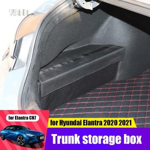 For Hyundai Elantra Avante CN7 2020 2021 trunk storage baffle storage box storage and finishing