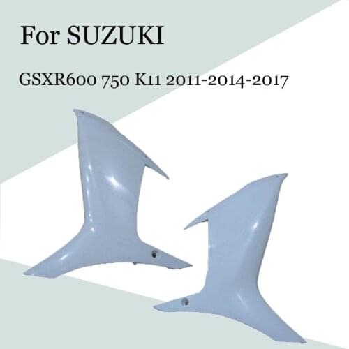 For SUZUKI GSXR600 750 K11 2011-2017 Motorcycle Accessories Unpainted Body Left and Right Side Cover ABS Injection Fairing