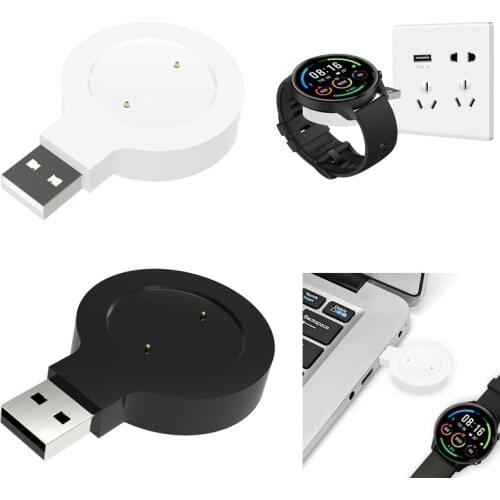 Smartwatch Dock Station Stand Charger Base Adapter USB Charging Holder Cable Cord for Xiaomi Mi Watch Color Sports Accessories